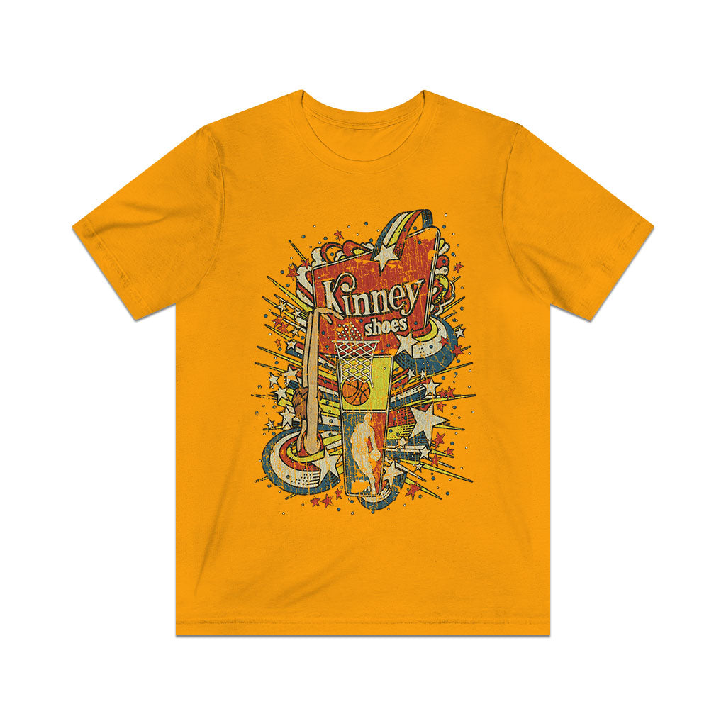 Kinney Basketball Shoes - Caucasian 1977 Vintage Men's T-Shirt