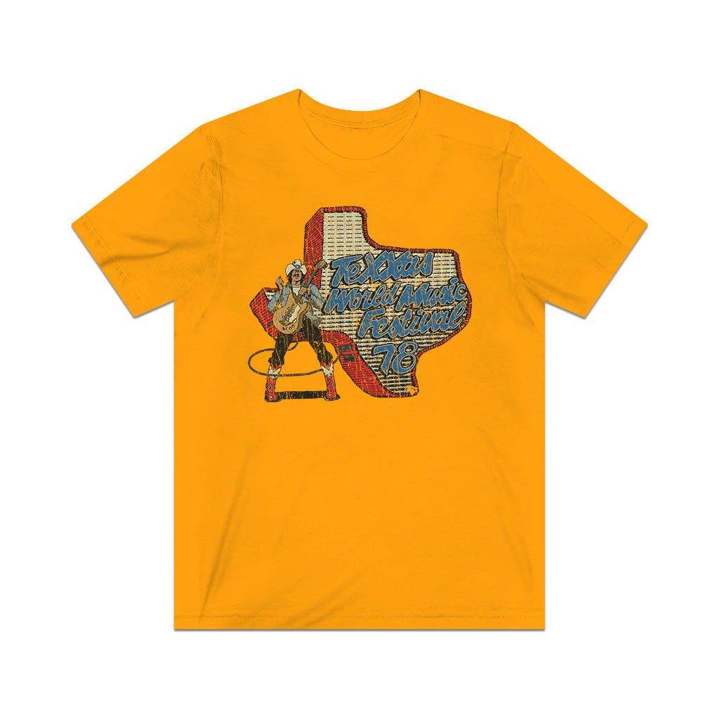 Texxas World Music Festival 1978 Vintage Men's T-Shirt