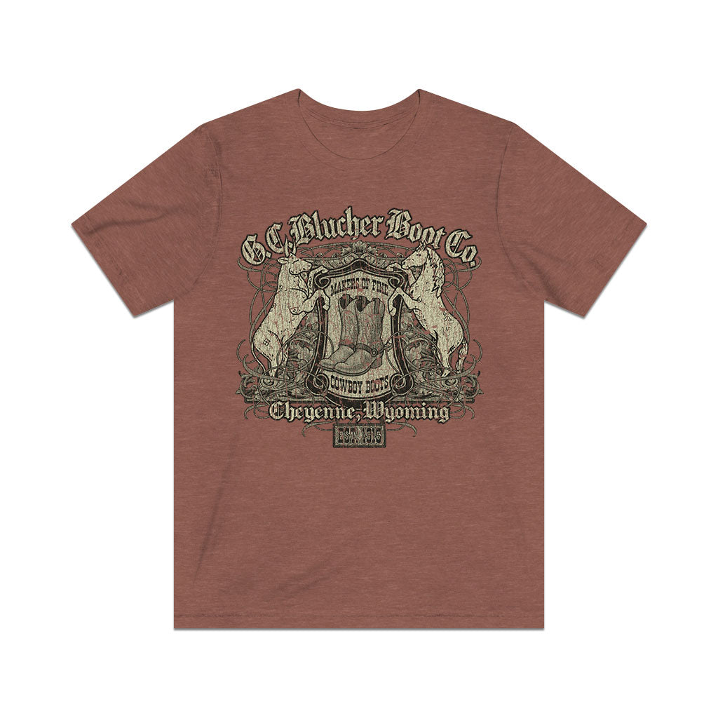 G. C. Blucher Boot Co. 1915 Vintage Men's T-Shirt