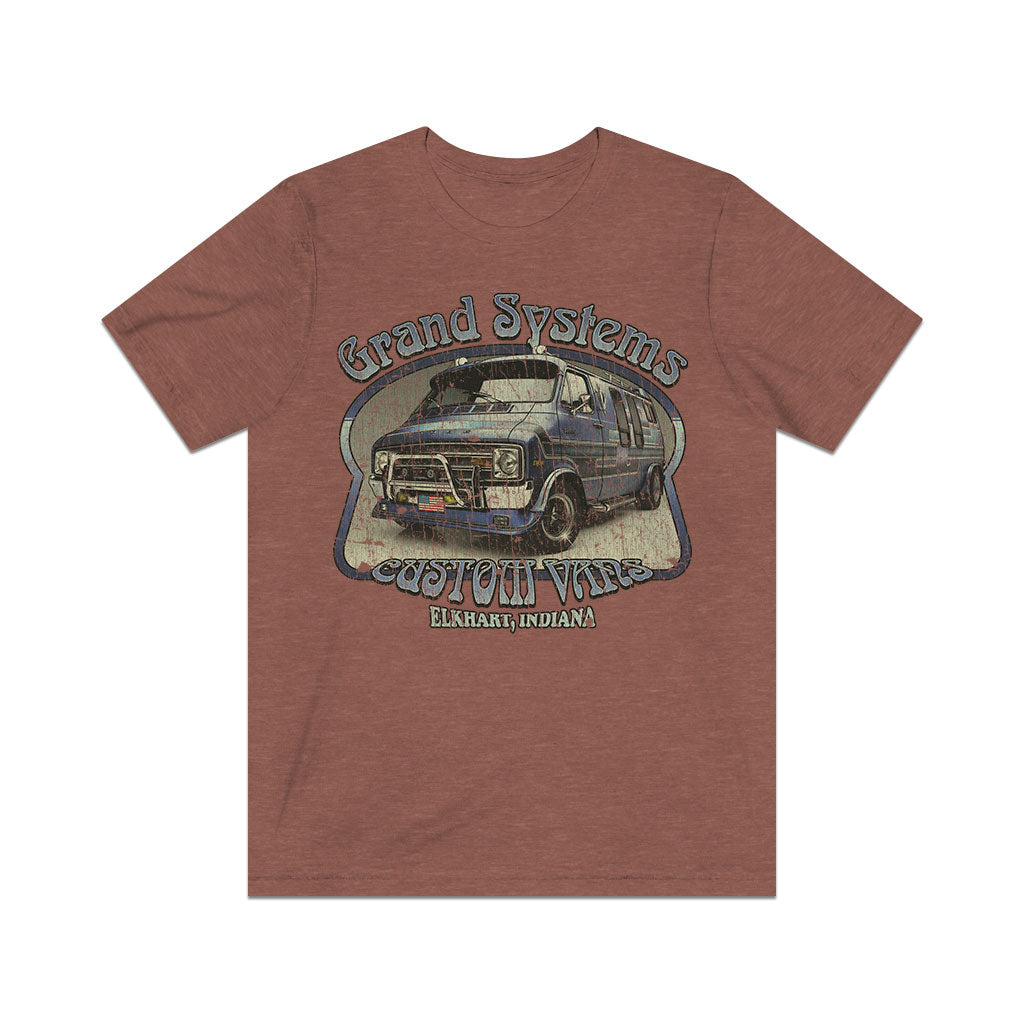 Grand Systems Blue Diamond Van 1977 Vintage Men's T-Shirt