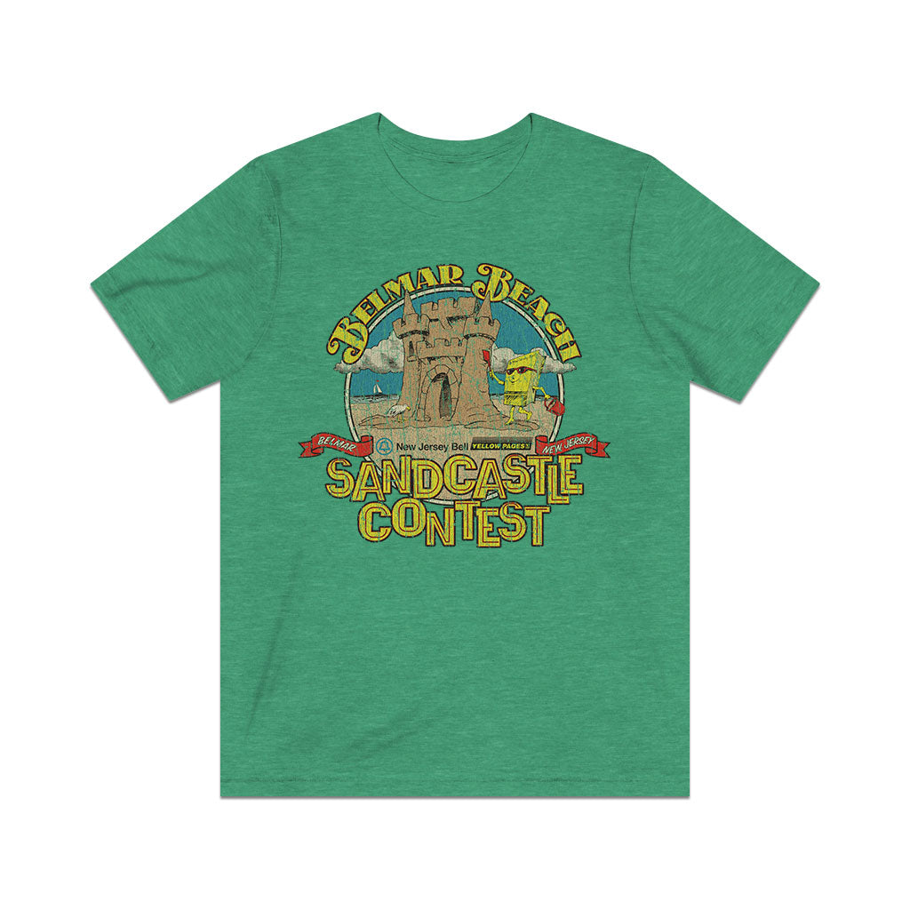 Belmar Beach Sandcastle Contest 1987 Vintage Men's T-Shirt