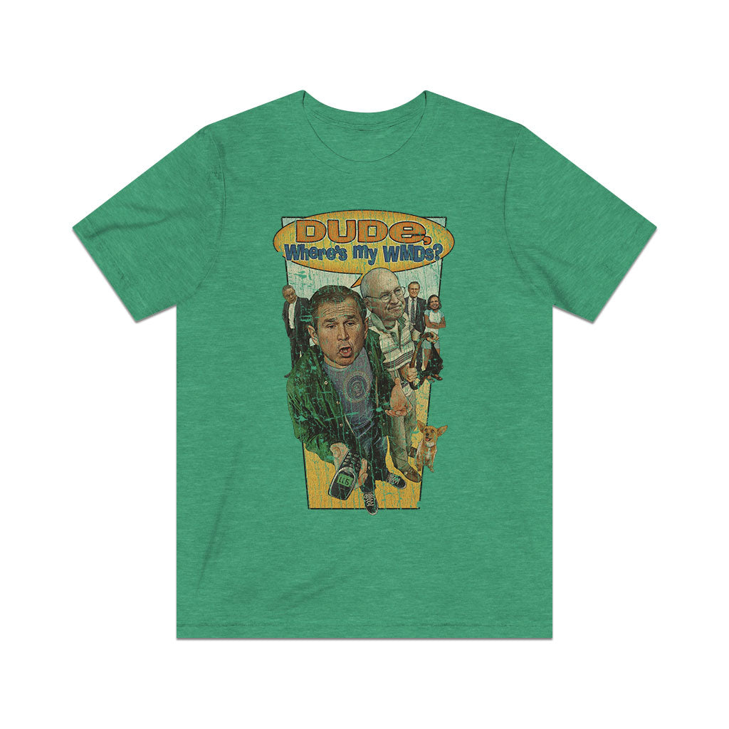Dude, Where's My WMDs 2002 Vintage Men's T-Shirt