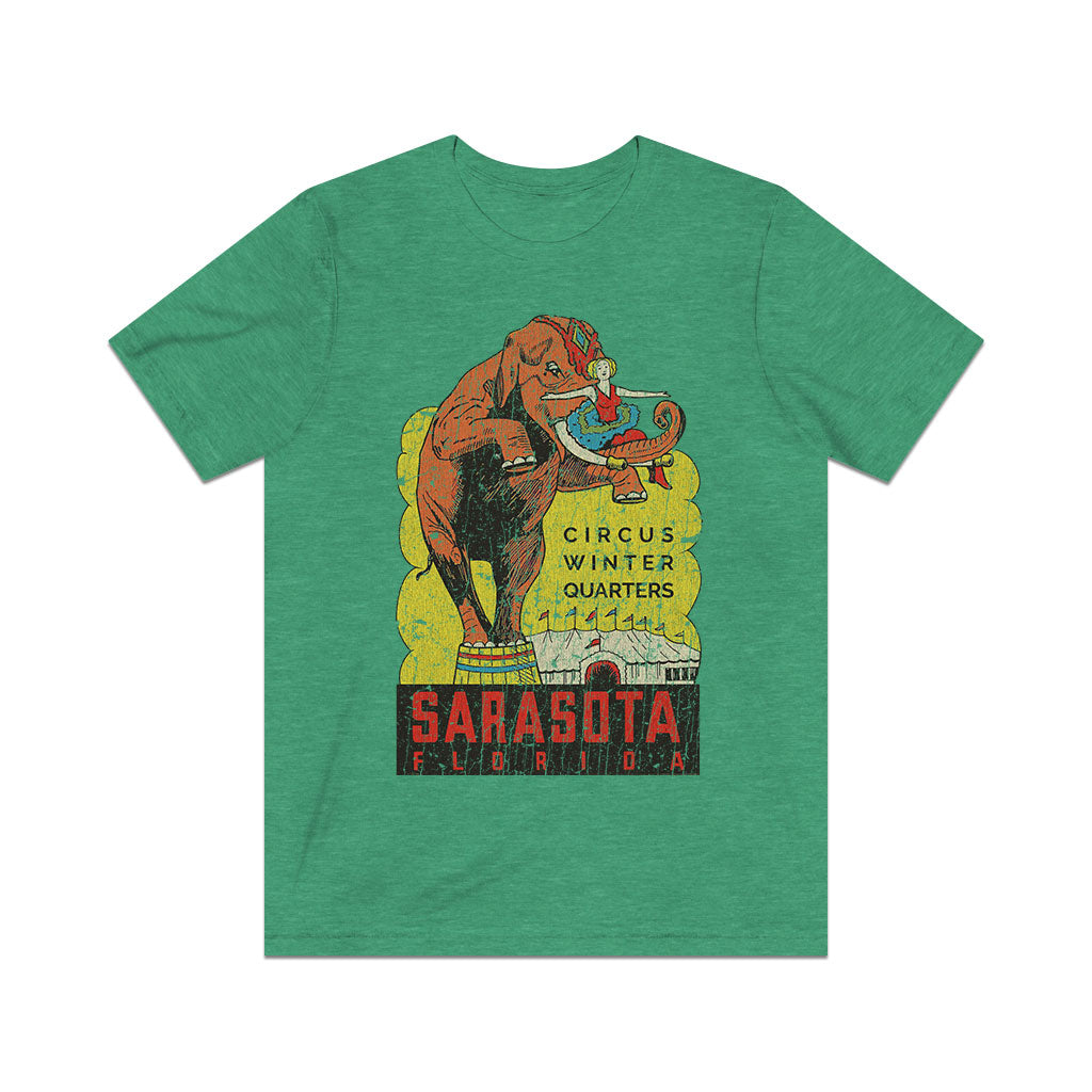 Sarasota Circus Winter Quarters 1927 Vintage Men's T-Shirt