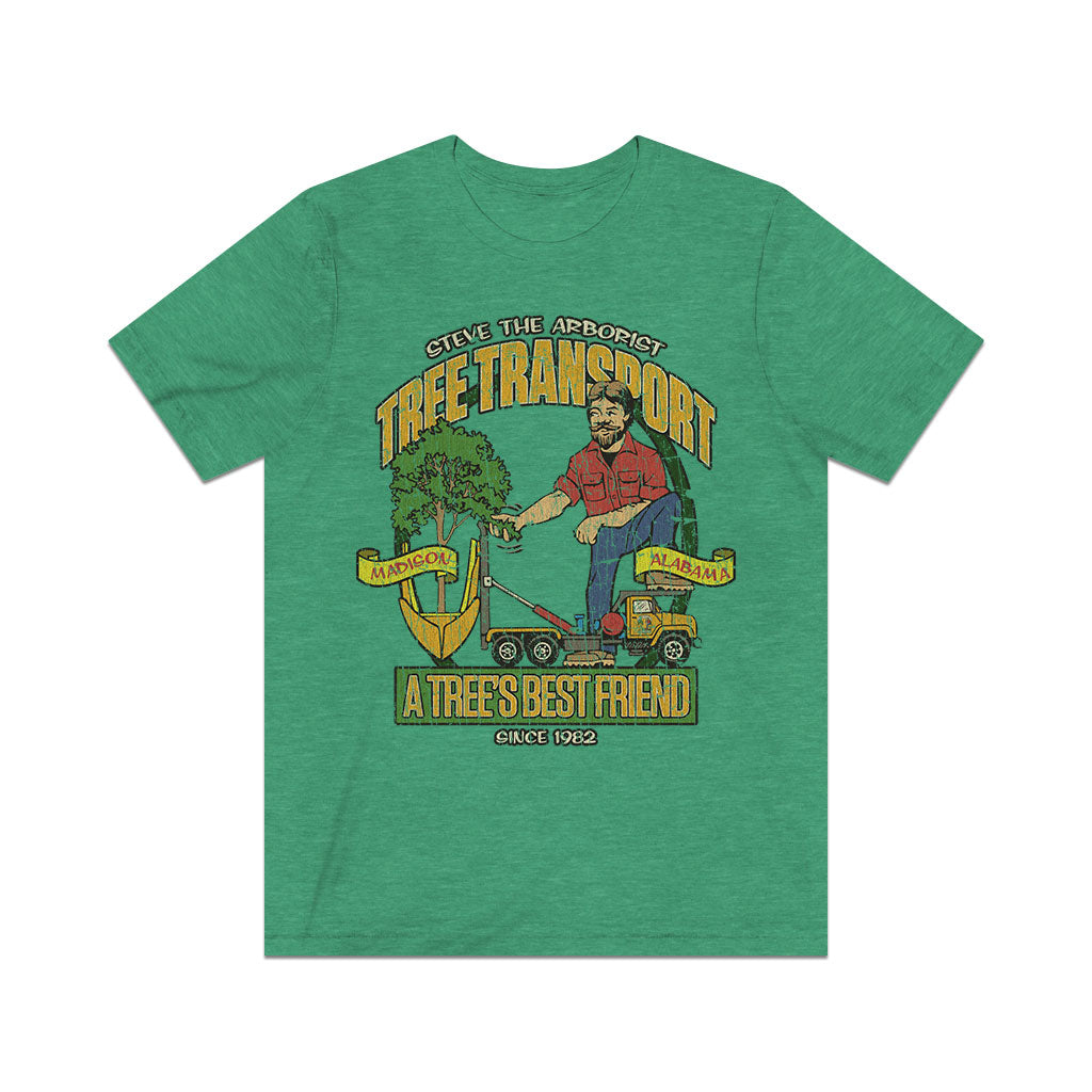 Steve The Arborist Tree Transport 1982 Vintage Men's T-Shirt