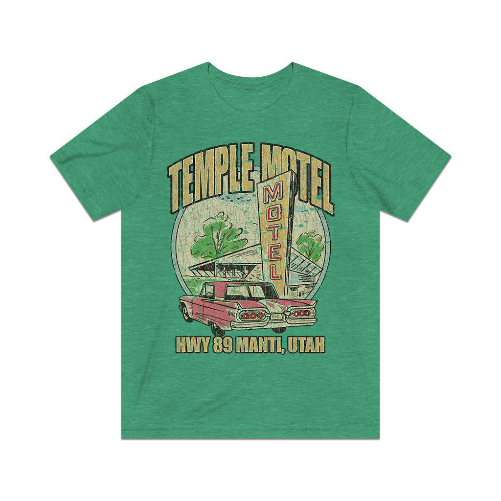 Temple Motel Manti, Utah 1959 Vintage Men's T-Shirt