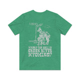 Where The Hell is Green River, Wyoming 1977 Vintage Men's T-Shirt