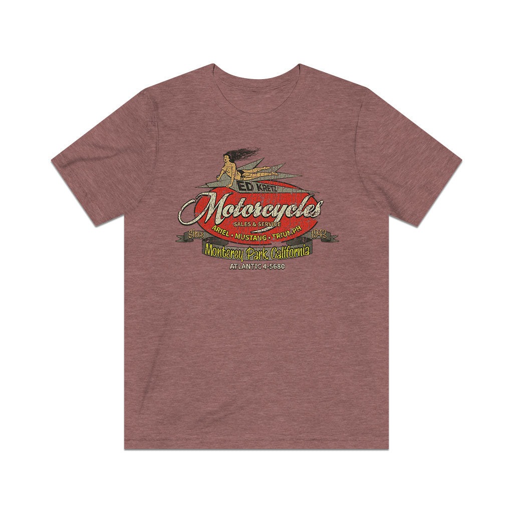 Ed Kretz Motorcycles 1946 Vintage Men's T-Shirt