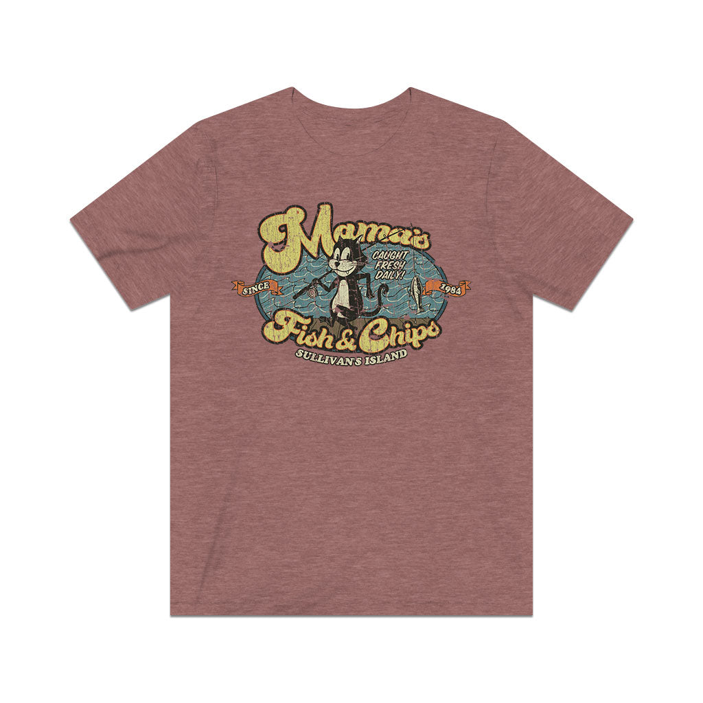 Mama's Fish and Chips 1984 Vintage Men's T-Shirt