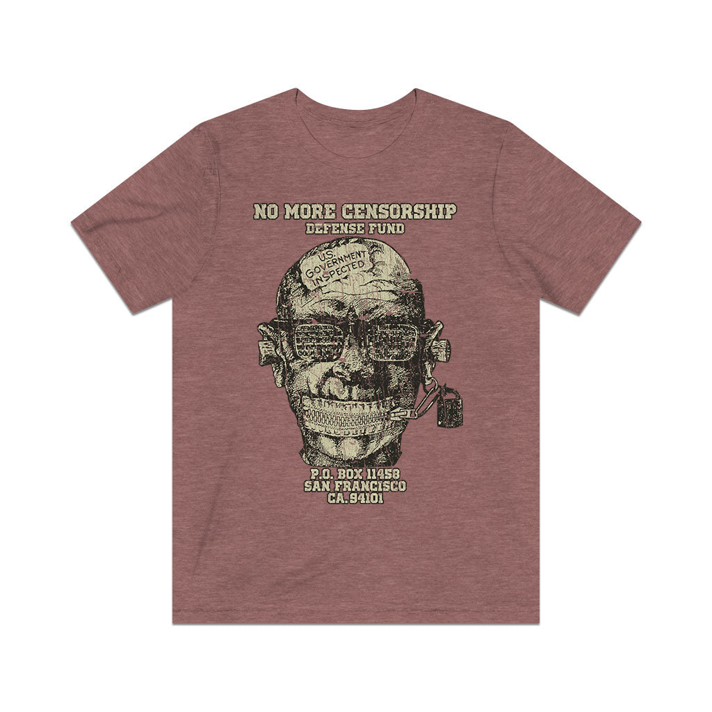 No More Censorship Defense Fund 1985 Vintage Men's T-Shirt