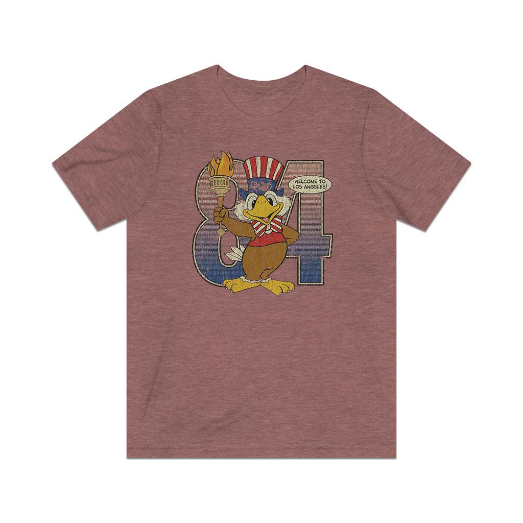 Sam The Los Angeles Eagle 1984 Vintage Men's T-Shirt