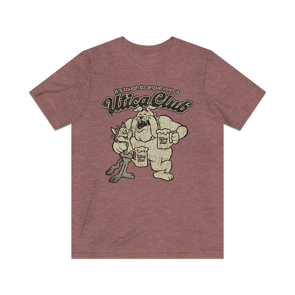 Tough to Argue Utica Club Beer 1933 Vintage Men's T-Shirt