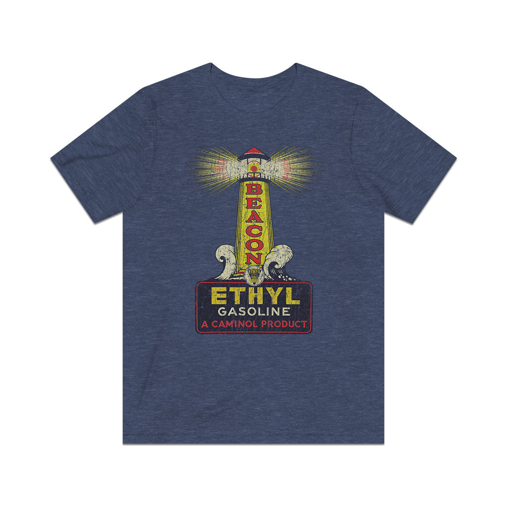 Beacon Ethyl Gasoline 1942 Vintage Men's T-Shirt