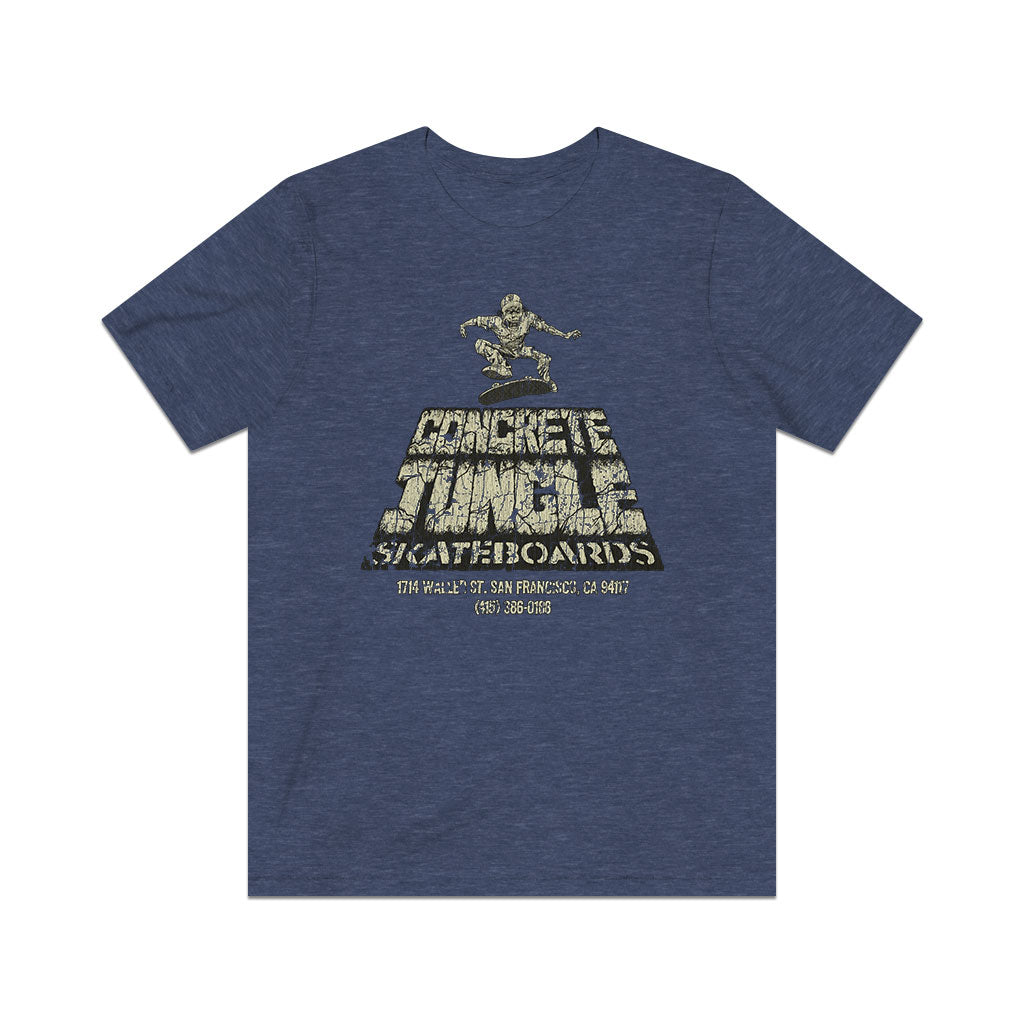 Concrete Jungle Skateboards 1987 Vintage Men's T-Shirt