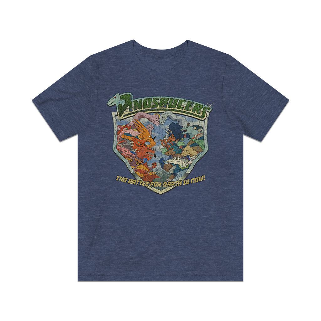 Dinosaucers Battle for Earth 1987 Vintage Men's T-Shirt