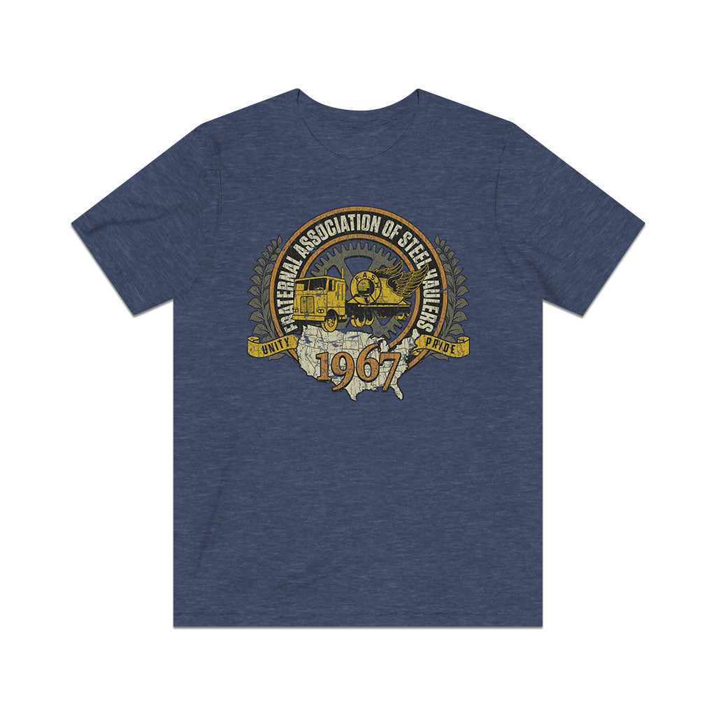 Fraternal Association of Steel Haulers (FASH) 1967 Vintage Men's T-Shirt