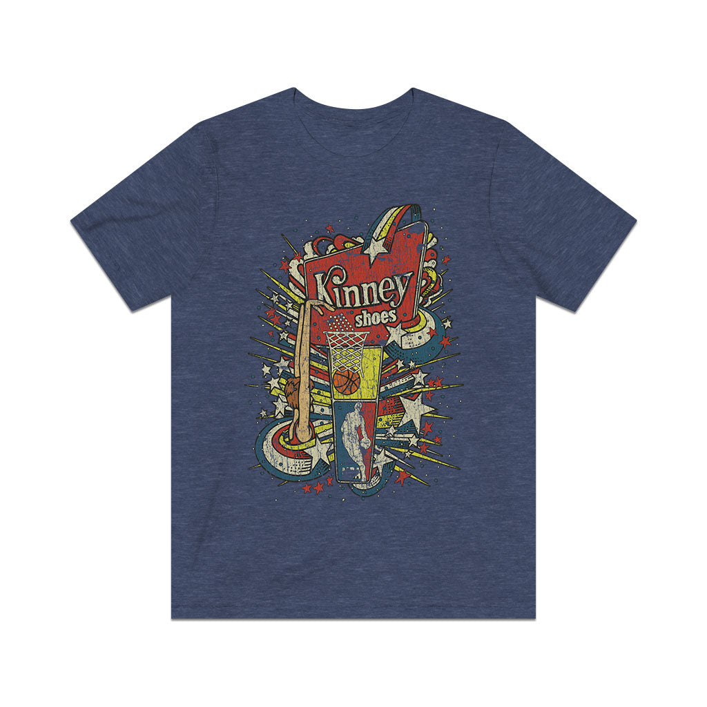 Kinney Basketball Shoes - Caucasian 1977 Vintage Men's T-Shirt