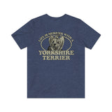 Life is Merrier With a Yorkshire Terrier 1982 Vintage Men's T-Shirt