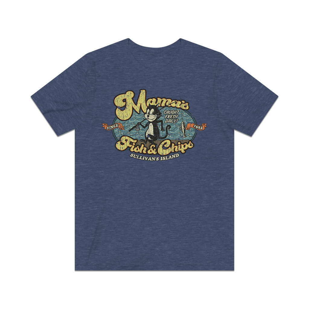 Mama's Fish and Chips 1984 Vintage Men's T-Shirt