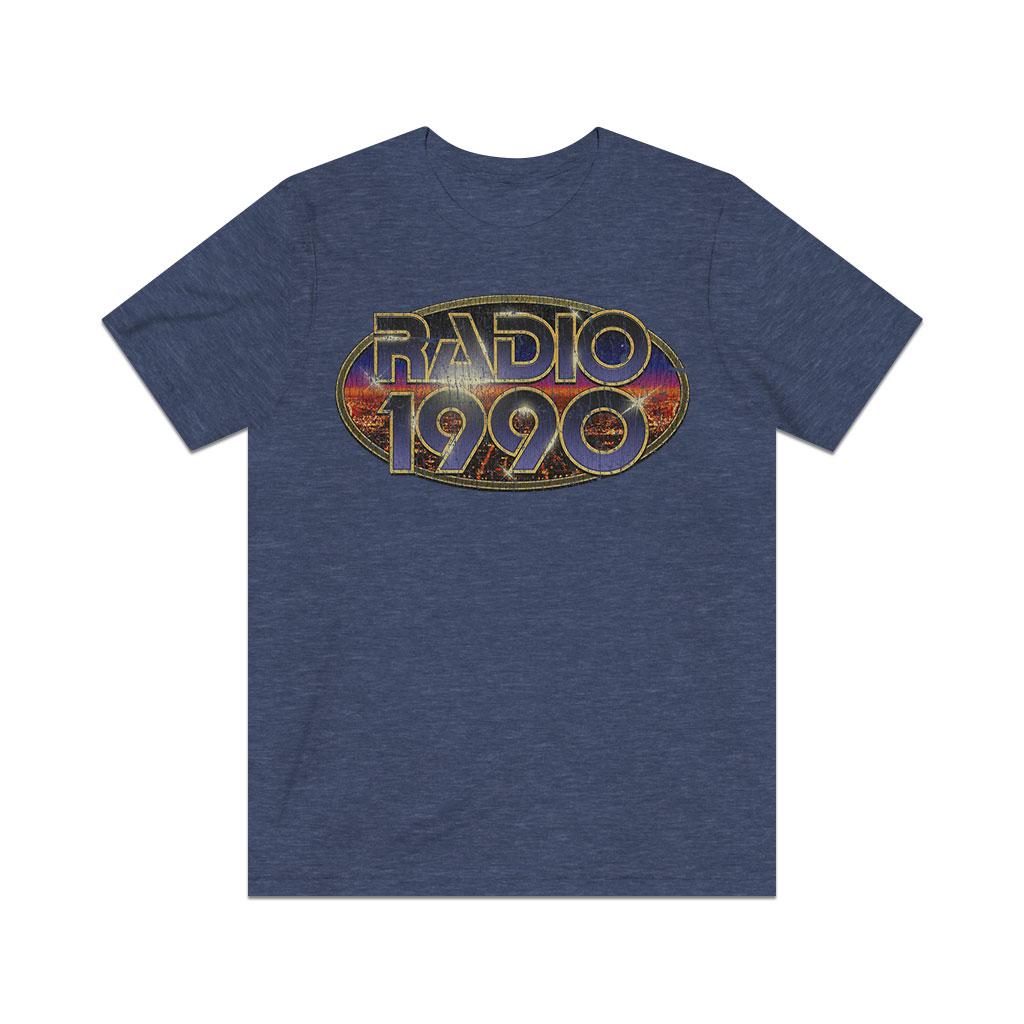 Radio 1990 City at Night 1983 Vintage Men’s T-Shirt