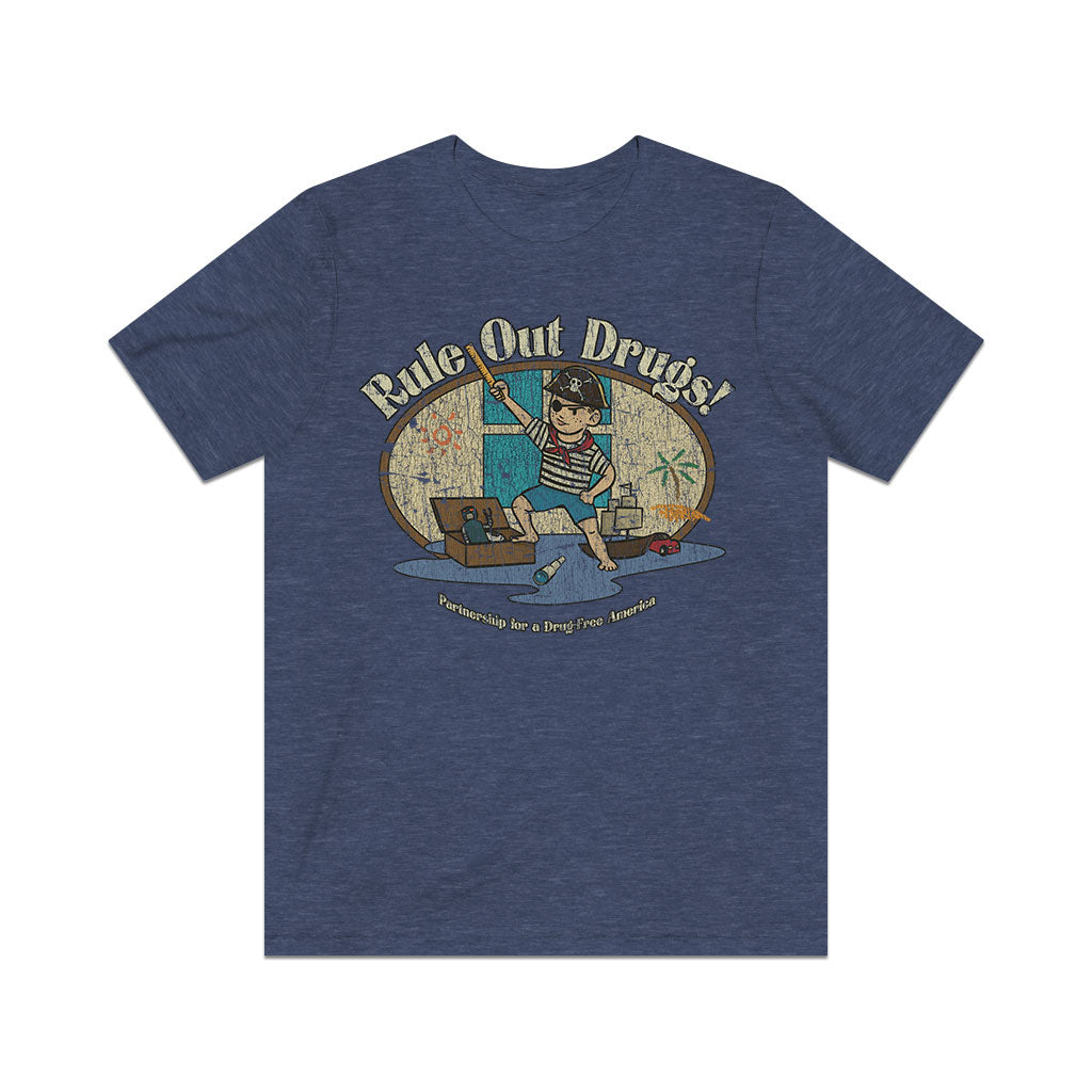 Rule Out Drugs 1986 Vintage Men's T-Shirt