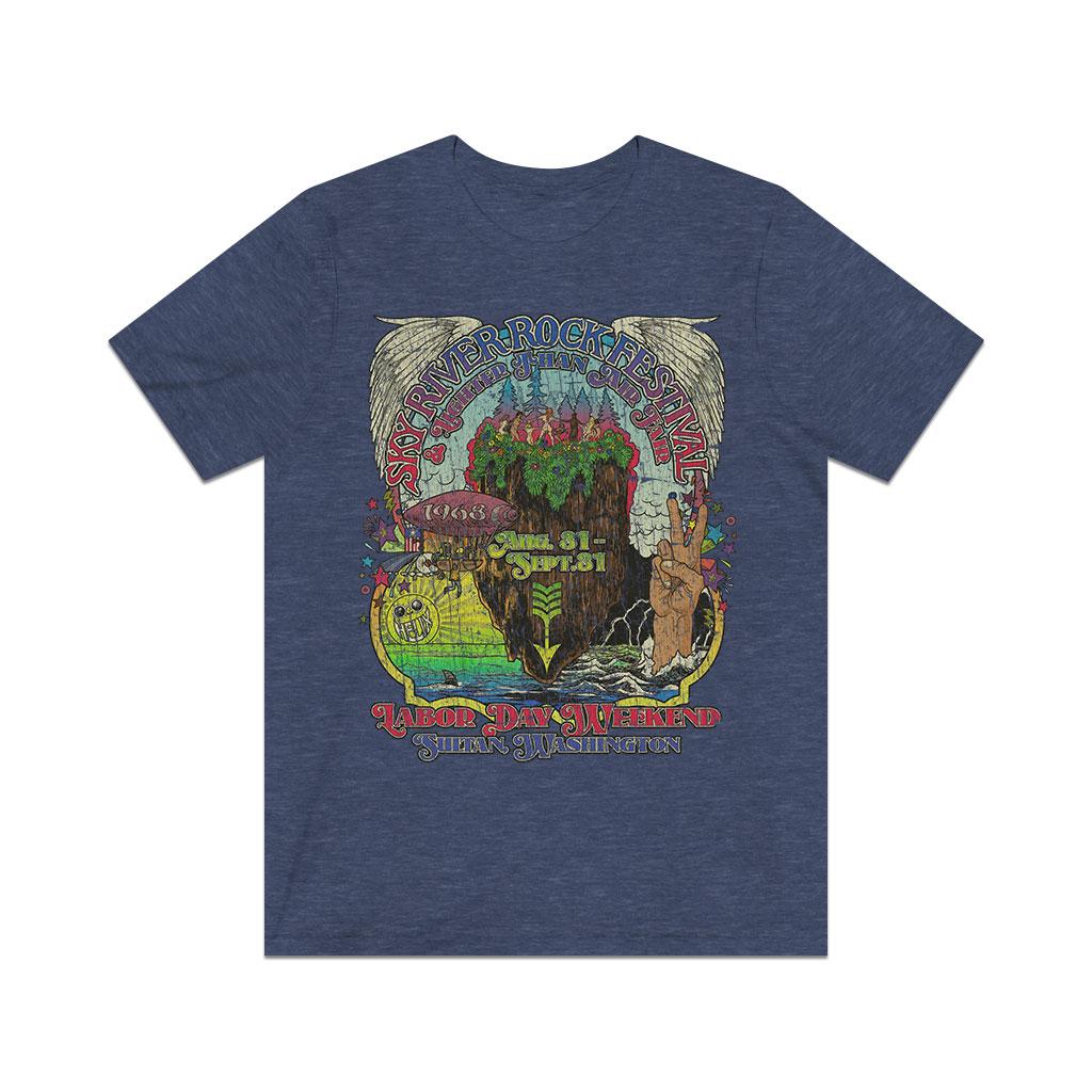 Sky River Rock Festival and Lighter Than Air Fair 1968 Vintage Men's T-Shirt
