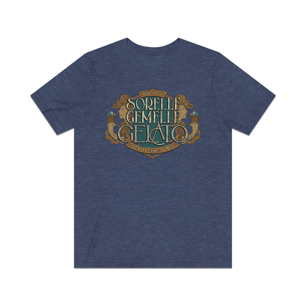 Sorelle Gemelle Gelato 1954 Vintage Men's T-Shirt