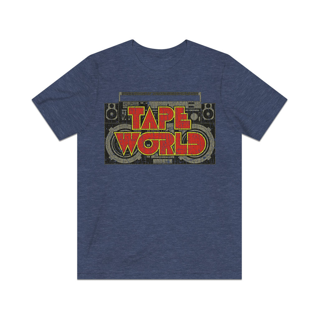 Tape World Boombox 1978 Vintage Men's T-Shirt