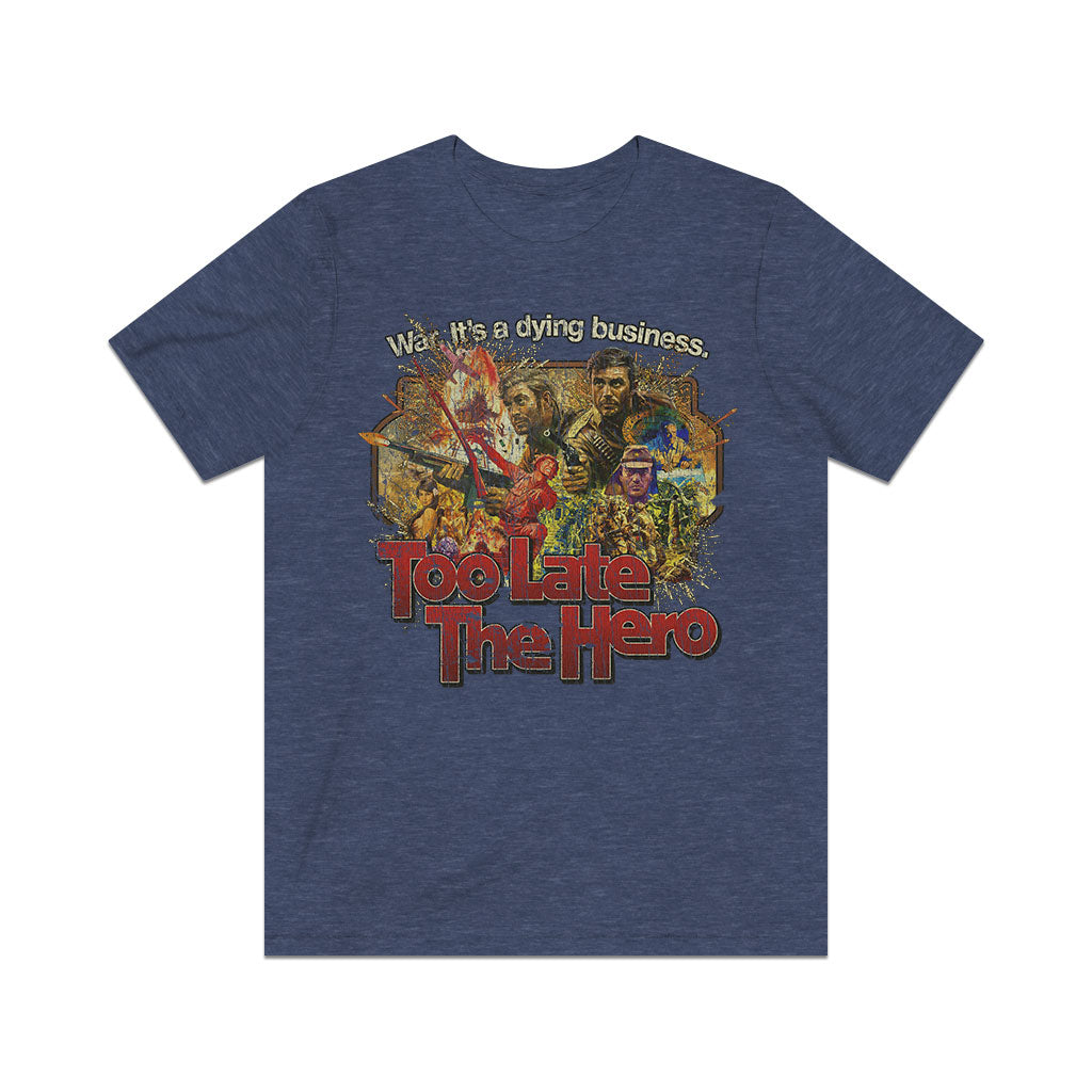 Too Late the Hero 1970 Vintage Men's T-Shirt