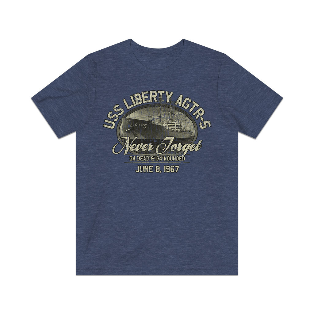 USS Liberty AGTR-5 1967 Vintage Men's T-Shirt