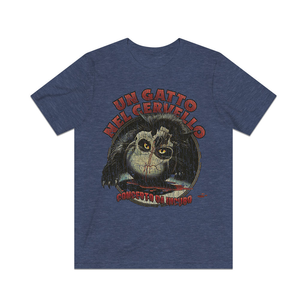 Un Gatto Nel Cervello 1990 Vintage Men's T-Shirt
