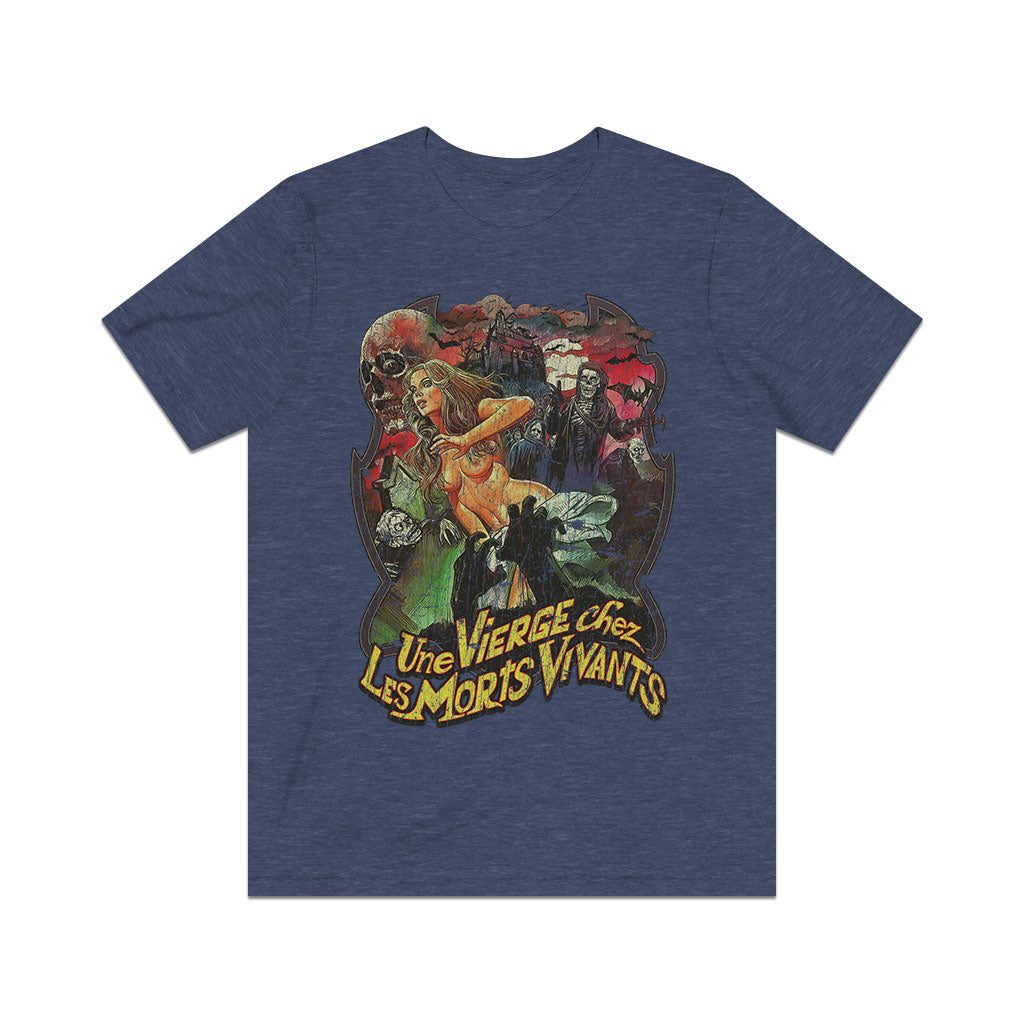 Une Vierge Chez Les Morts-Vivants 1973 Vintage Men's T-Shirt