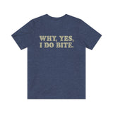 Why, Yes, I Do Bite 1975 Vintage Men's T-Shirt