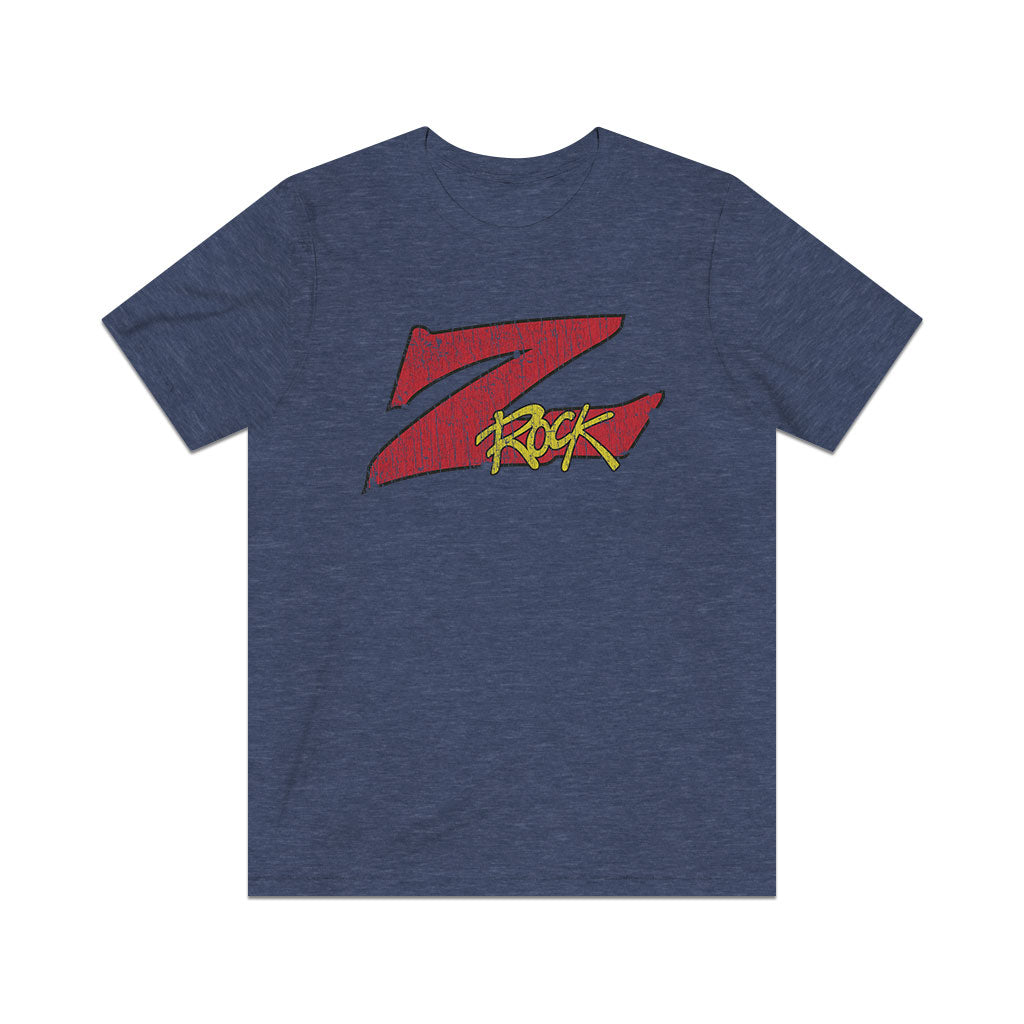 Z Rock Heavy Metal Radio 1986 Vintage Men's T-Shirt