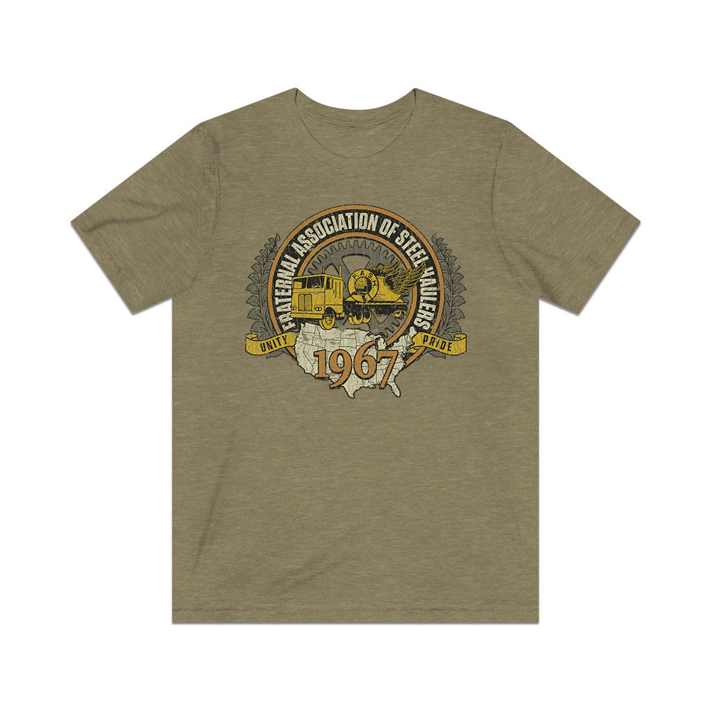 Fraternal Association of Steel Haulers (FASH) 1967 Vintage Men's T-Shirt