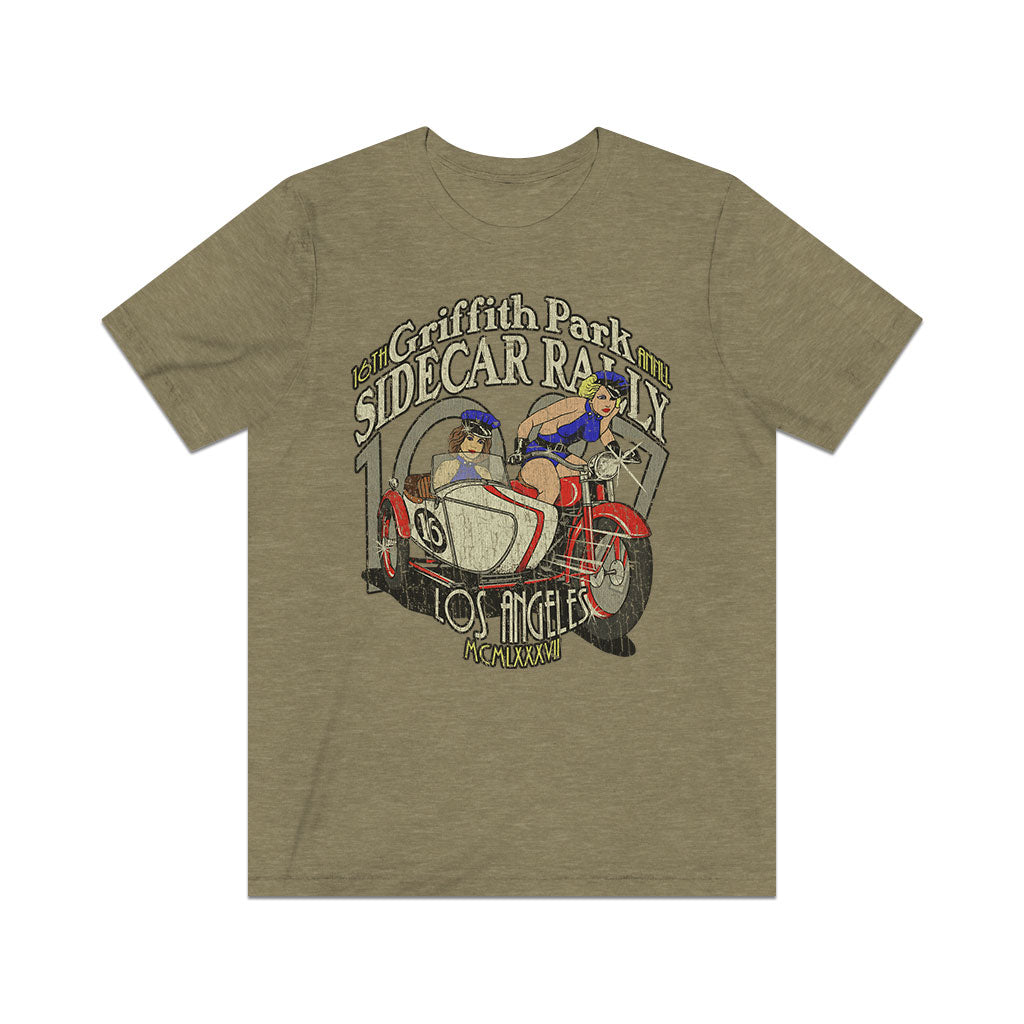 Griffith Park Sidecar Rally 1987 Vintage Men's T-Shirt