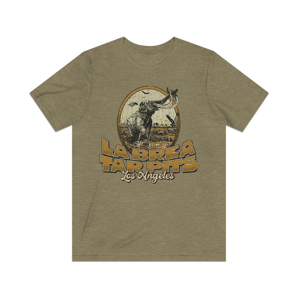 La Brea Tar Pits 1977 Vintage Men's T-Shirt
