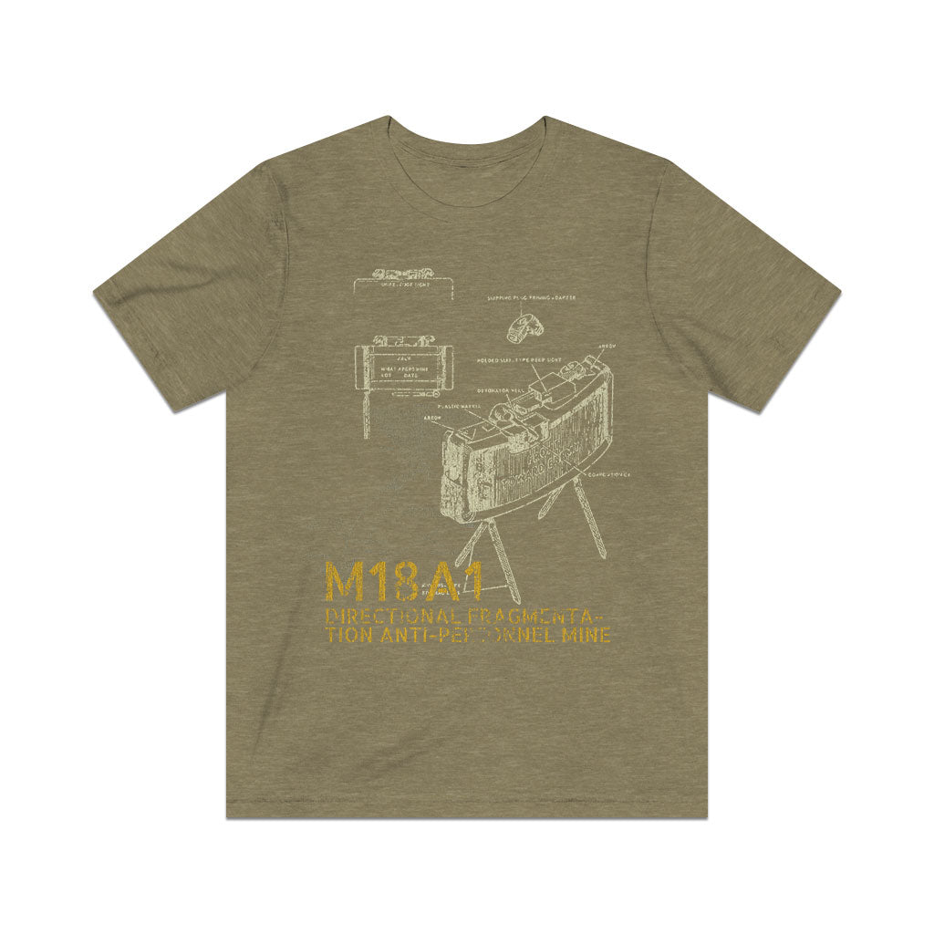 M18A1 Claymore Anti-Personnel Mine 1960 Vintage Men's T-Shirt