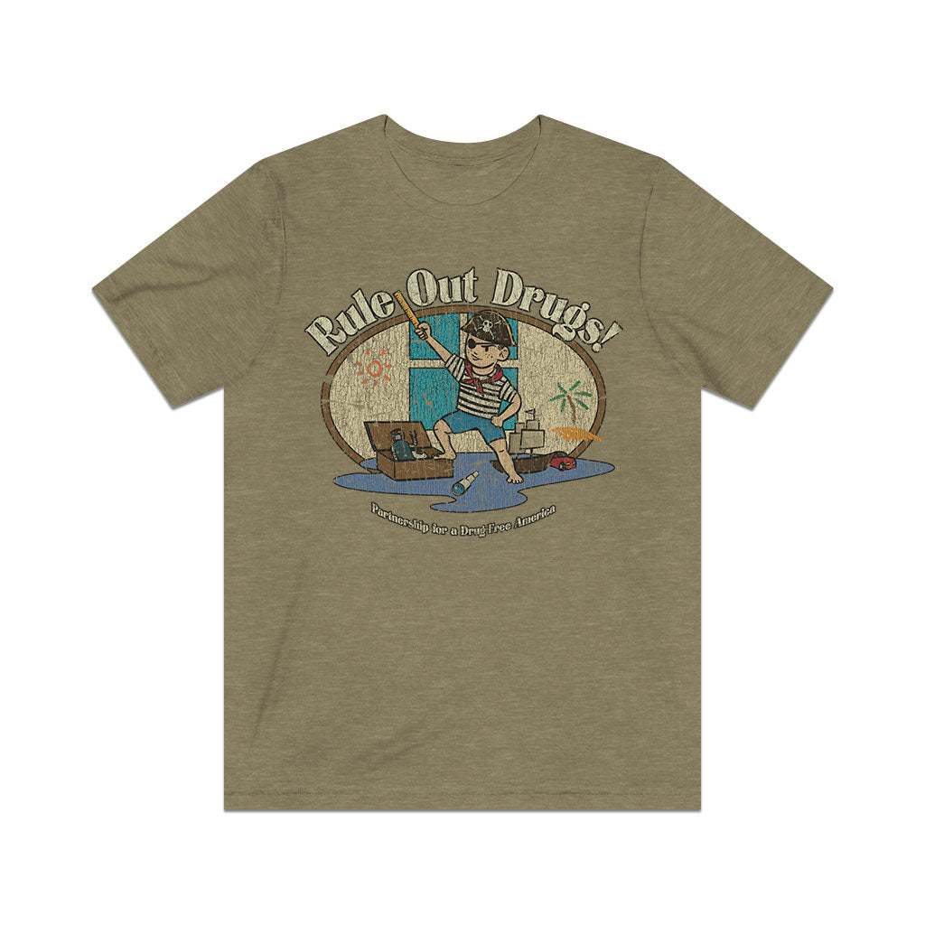 Rule Out Drugs 1986 Vintage Men's T-Shirt
