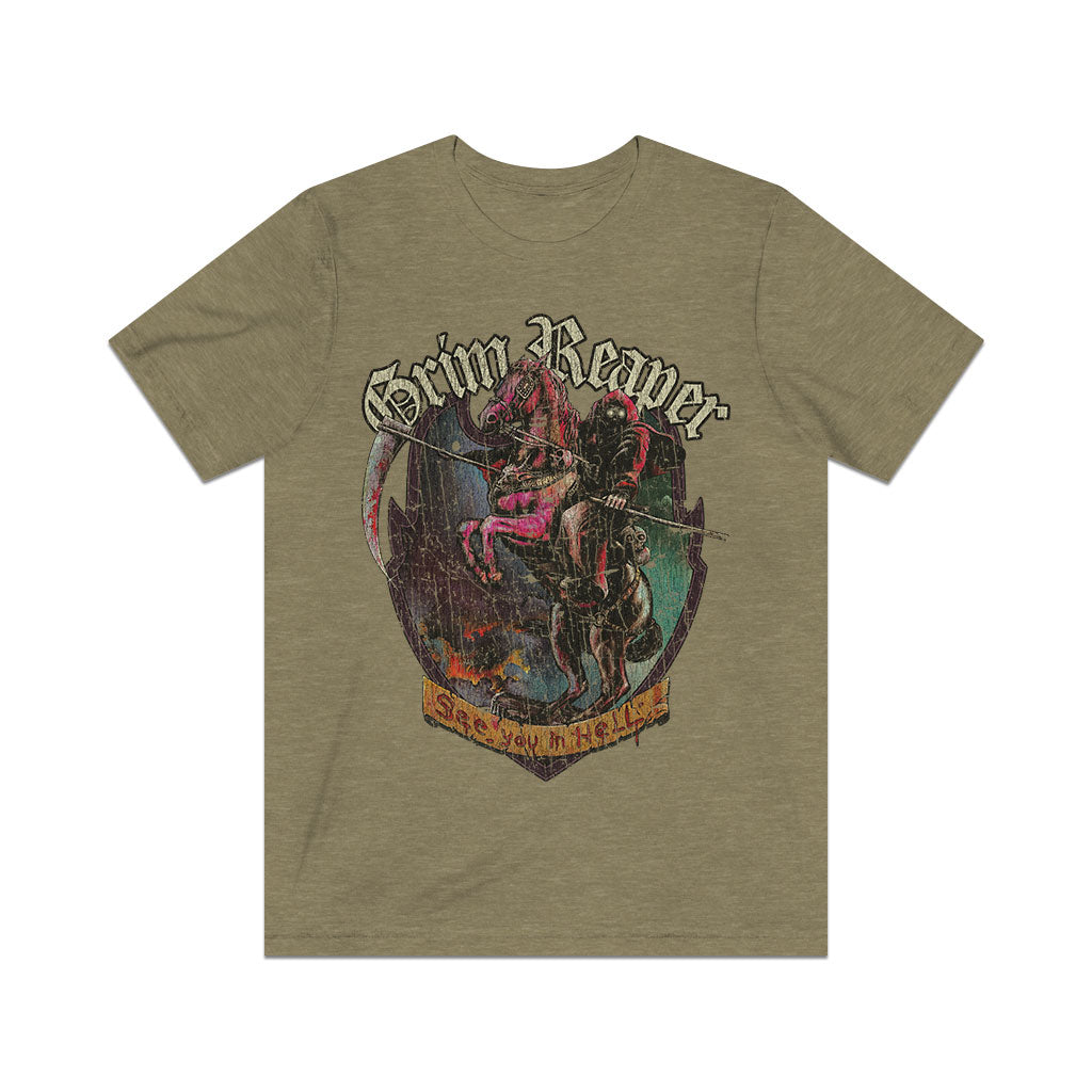 See You in Hell 1983 Vintage Men's T-Shirt