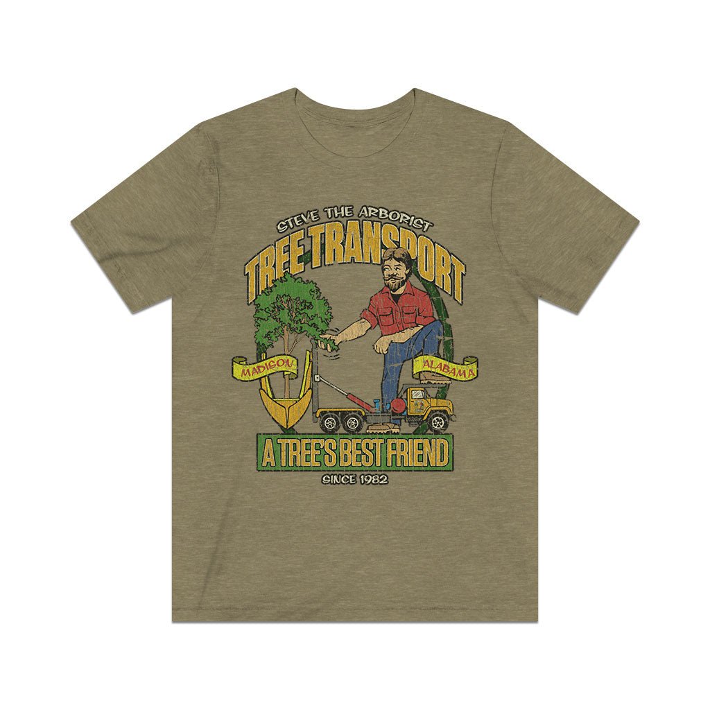 Steve The Arborist Tree Transport 1982 Vintage Men's T-Shirt