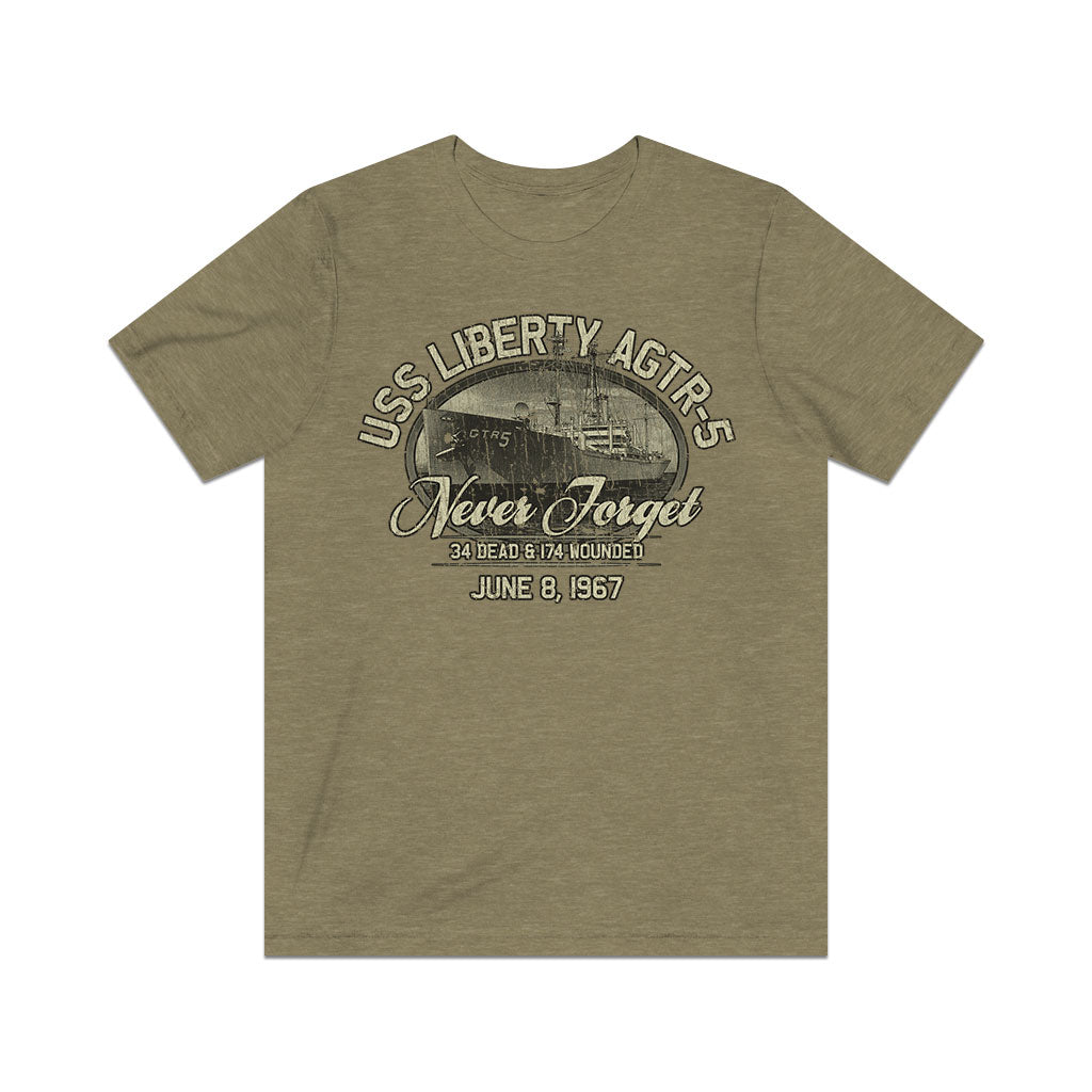 USS Liberty AGTR-5 1967 Vintage Men's T-Shirt