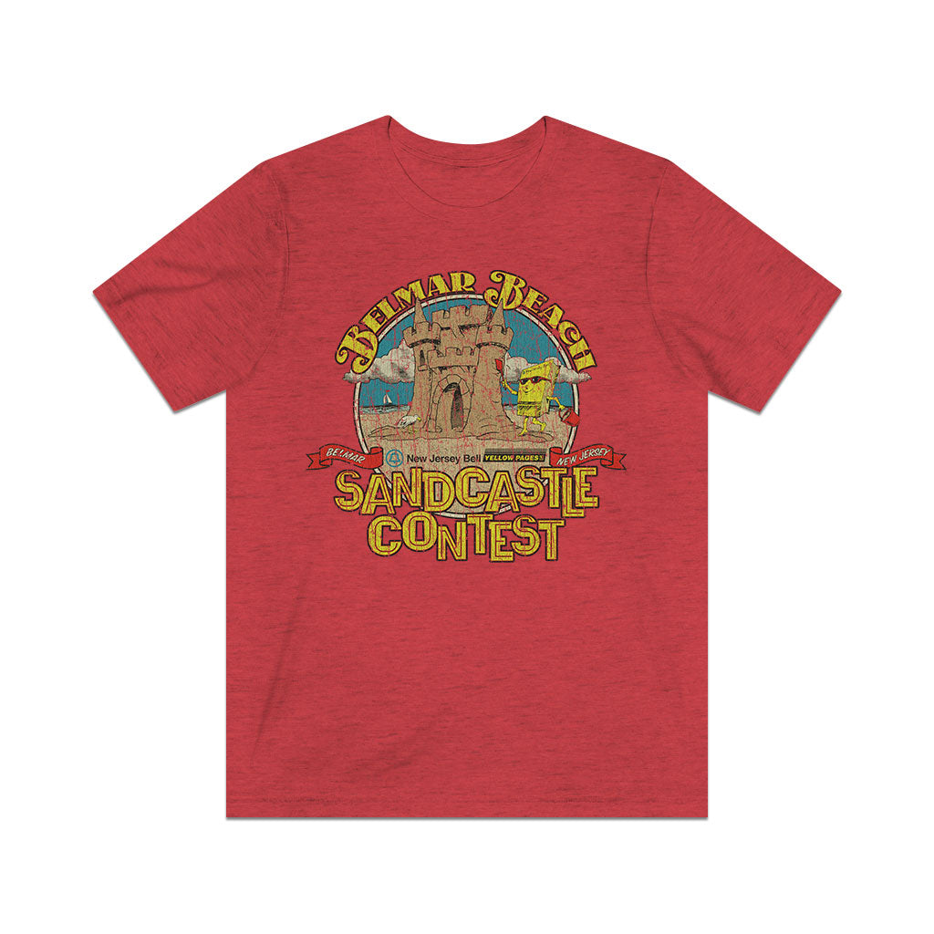 Belmar Beach Sandcastle Contest 1987 Vintage Men's T-Shirt