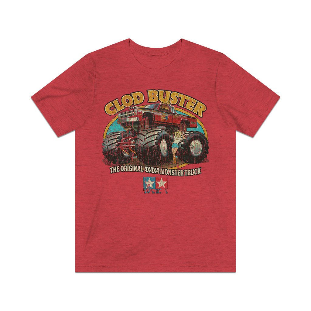 Clod Buster 4x4x4 Monster Truck 1987 Vintage Men's T-Shirt