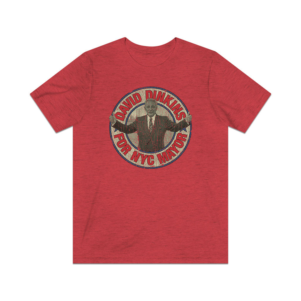 Dinkins For NYC Mayor 1989 Vintage Men's T-Shirt