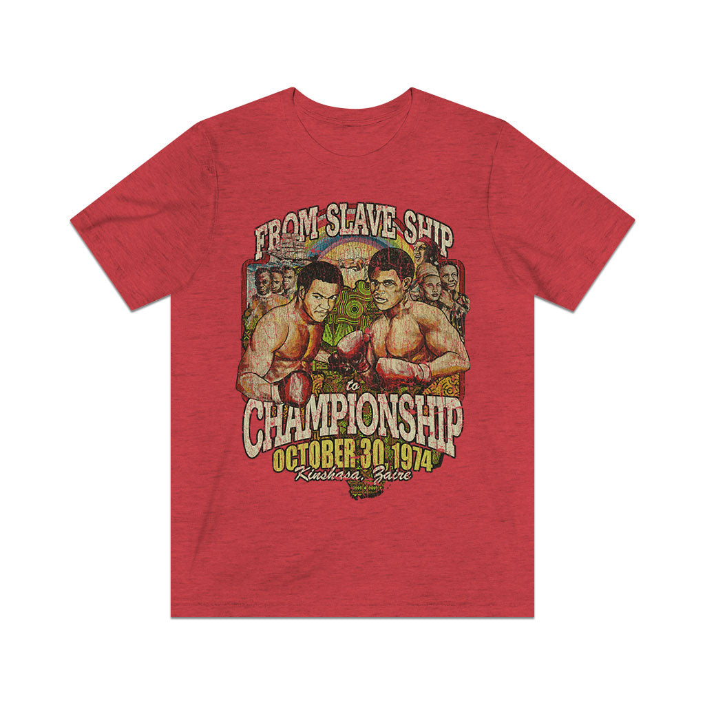 From Slave Ship to Championship 1974 Vintage Men's T-Shirt