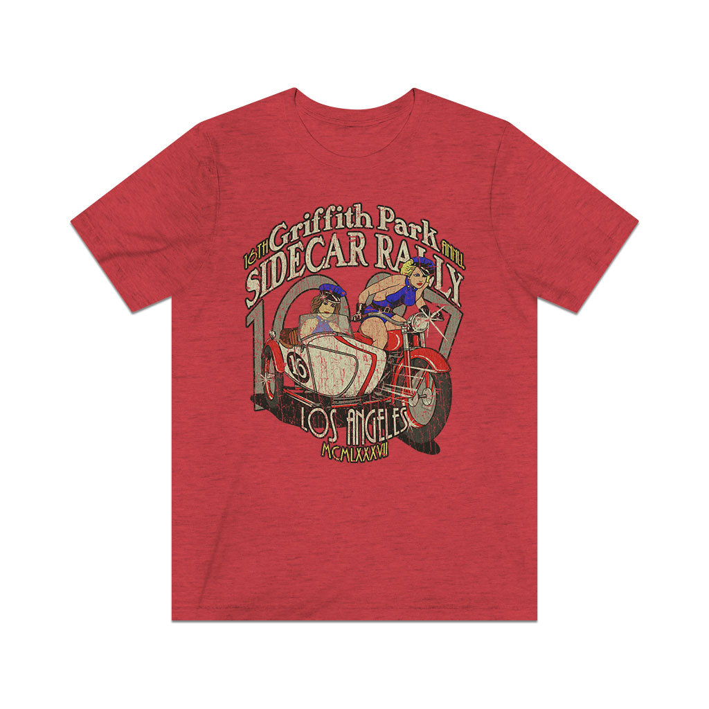 Griffith Park Sidecar Rally 1987 Vintage Men's T-Shirt