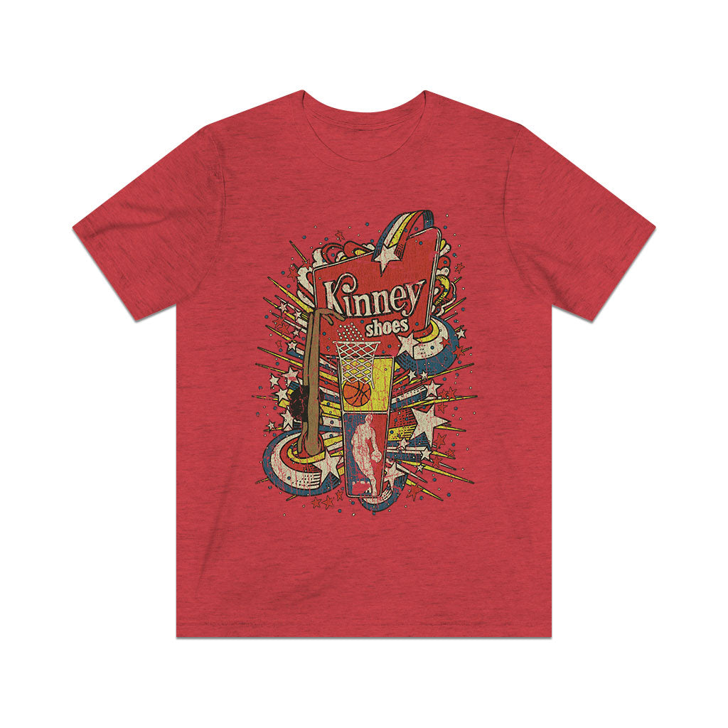 Kinney Basketball Shoes - African American 1977 Vintage Men's T-Shirt
