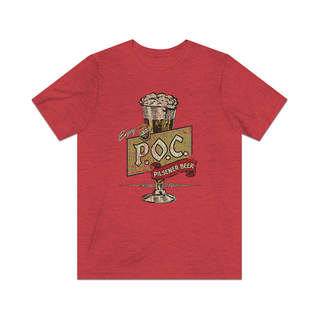 P.O.C. Pride of Cleveland Beer 1917 Vintage Men's T-Shirt