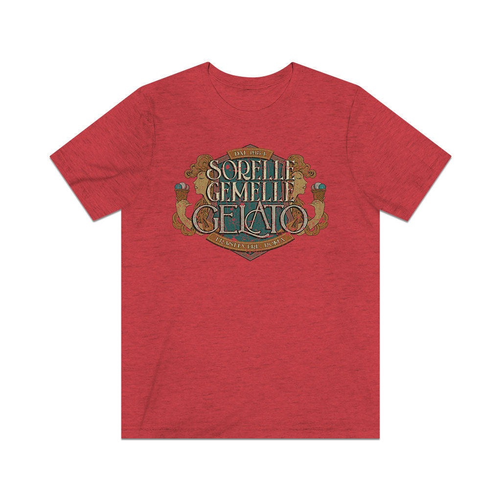 Sorelle Gemelle Gelato 1954 Vintage Men's T-Shirt