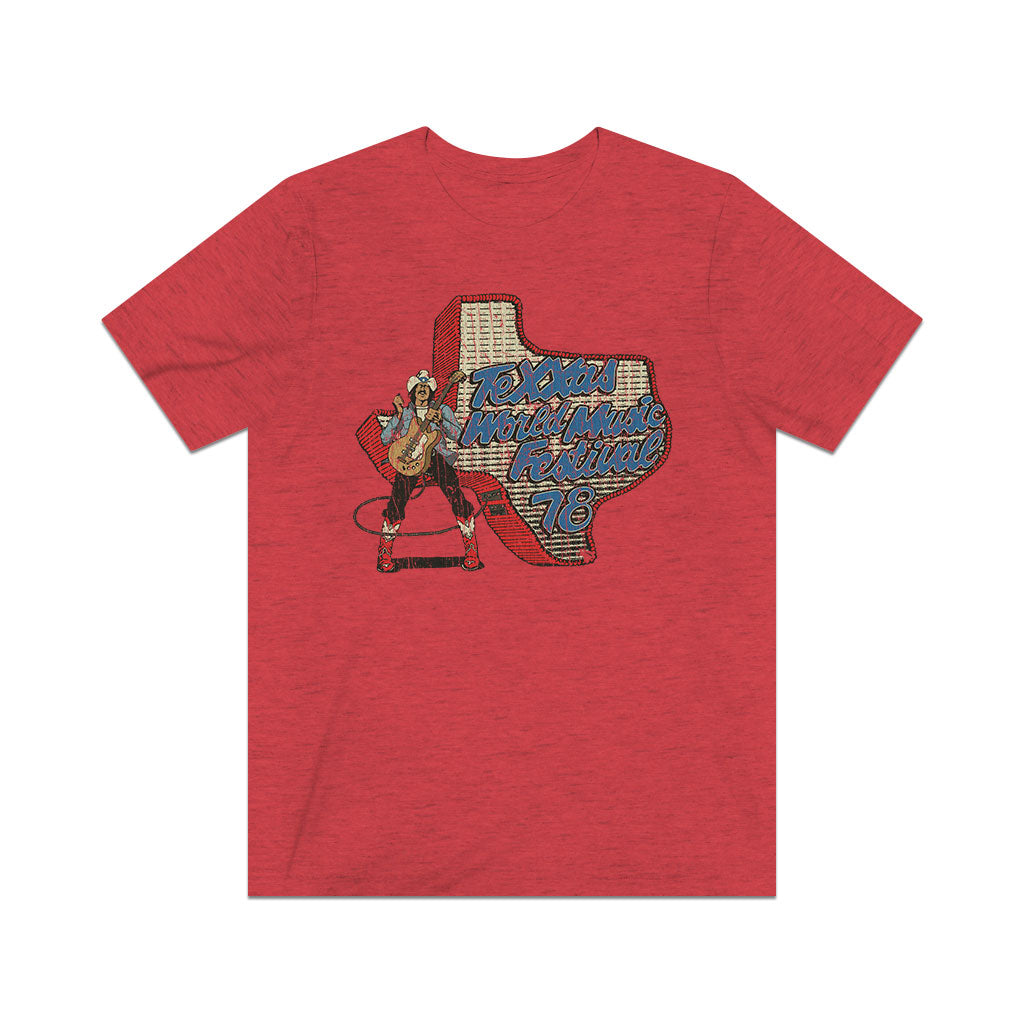 Texxas World Music Festival 1978 Vintage Men's T-Shirt